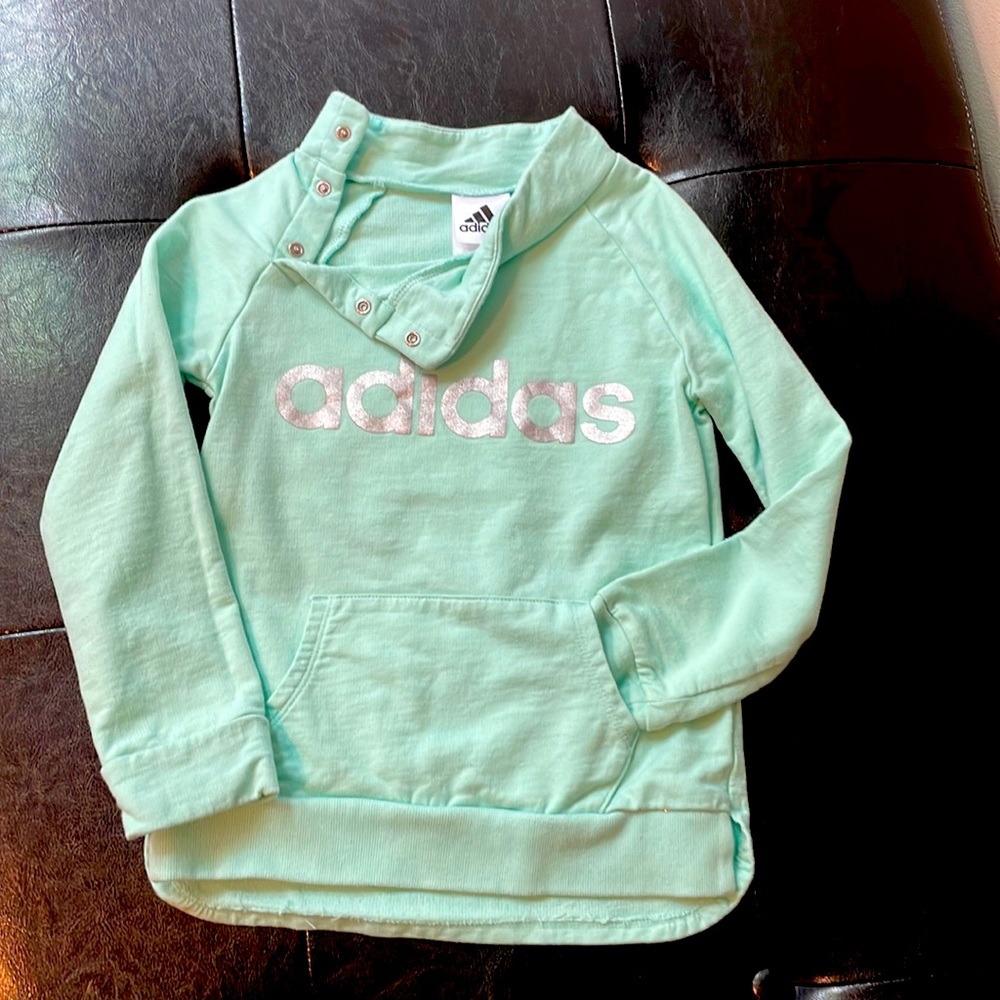Cute adidas mint green pullover!